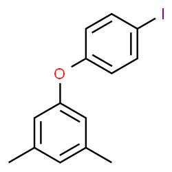 ChemSpider 2D Image | 1-(4-Iodophenoxy)-3,5-dimethylbenzene | C14H13IO