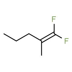 ChemSpider 2D Image | 1,1-Difluoro-2-methyl-1-pentene | C6H10F2