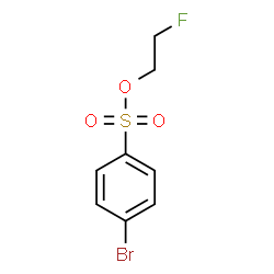 ChemSpider 2D Image | 2-Fluoroethyl 4-bromobenzenesulfonate | C8H8BrFO3S