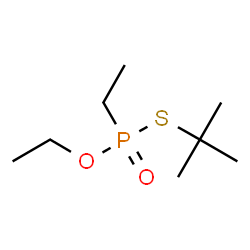 ChemSpider 2D Image | S-(1,1-Dimethylethyl)-O-ethyl ethylphosphorothioate | C8H19O2PS