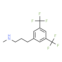 ChemSpider 2D Image | N-Methyl-3,5-bis(trifluoromethyl)benzenepropanamine | C12H13F6N