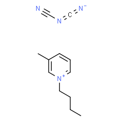 ChemSpider 2D Image | N-butyl-3-methylpyridinium dicyanamide | C12H16N4
