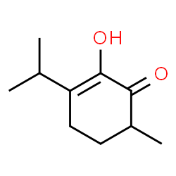ChemSpider 2D Image | 2-HYDROXY-3-ISOPROPYL-6-METHYLCYCLOHEX-2-ENONE | C10H16O2