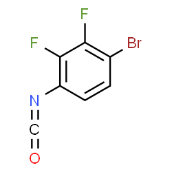 ChemSpider 2D Image | 1-Bromo-2,3-difluoro-4-isocyanatobenzene | C7H2BrF2NO