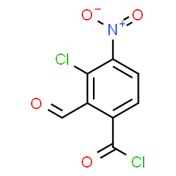 ChemSpider 2D Image | 3-Chloro-2-formyl-4-nitrobenzoyl chloride | C8H3Cl2NO4