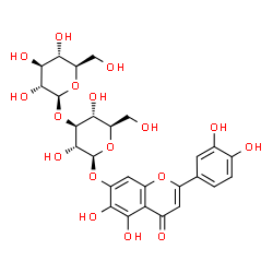 ChemSpider 2D Image | 6-hydroxyluteolin 7-O-laminaribioside | C27H30O17