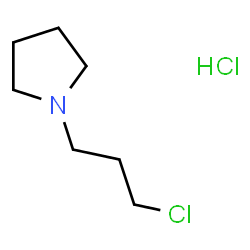 ChemSpider 2D Image | 1-(3-chloropropyl)pyrrolidine hydrochloride | C7H15Cl2N