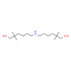 ChemSpider 2D Image | 6,6'-Iminobis(2,2-dimethyl-1-hexanol) | C16H35NO2