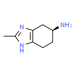 ChemSpider 2D Image | (5S)-2-Methyl-4,5,6,7-tetrahydro-1H-benzimidazol-5-amine | C8H13N3