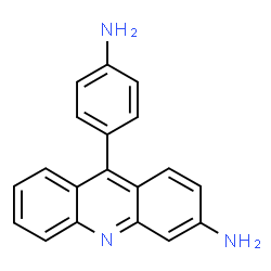 ChemSpider 2D Image | 3-Amino-9-P-Aminophenylacridine | C19H15N3