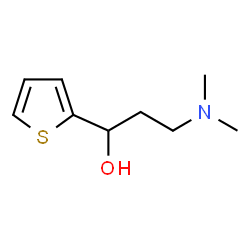 ChemSpider 2D Image | 3-(Dimethylamino)-1-(2-thienyl)propan-1-ol | C9H15NOS