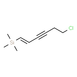 ChemSpider 2D Image | [(1E)-6-Chloro-1-hexen-3-yn-1-yl](trimethyl)silane | C9H15ClSi