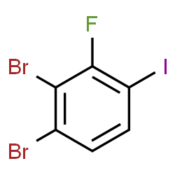 ChemSpider 2D Image | 1,2-Dibromo-3-fluoro-4-iodobenzene | C6H2Br2FI