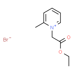 ChemSpider 2D Image | 1-(2-Ethoxy-2-oxoethyl)-2-methylpyridinium bromide | C10H14BrNO2