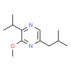 ChemSpider 2D Image | 5-Isobutyl-2-isopropyl-3-methoxypyrazine | C12H20N2O
