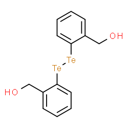 ChemSpider 2D Image | (1,2-Ditellanediyldi-2,1-phenylene)dimethanol | C14H14O2Te2