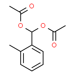 ChemSpider 2D Image | (2-Methylphenyl)methylene diacetate | C12H14O4