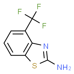 ChemSpider 2D Image | 4-(Trifluoromethyl)-2-benzothiazolamine | C8H5F3N2S