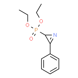 ChemSpider 2D Image | Diethyl (3-phenyl-2H-aziren-2-yl)phosphonate | C12H16NO3P