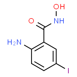 ChemSpider 2D Image | 2-Amino-N-hydroxy-5-iodobenzamide | C7H7IN2O2