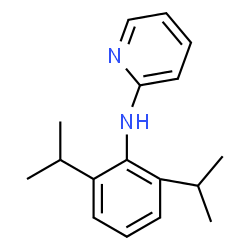 ChemSpider 2D Image | N-(2,6-Diisopropylphenyl)-2-pyridinamine | C17H22N2