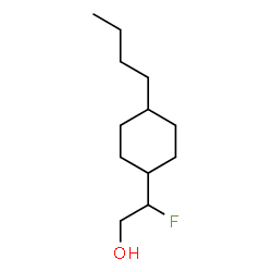 ChemSpider 2D Image | 2-(4-Butylcyclohexyl)-2-fluoroethanol | C12H23FO