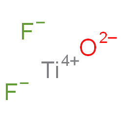 ChemSpider 2D Image | oxygen(-2) anion; titanium(+4) cation; difluoride | F2OTi