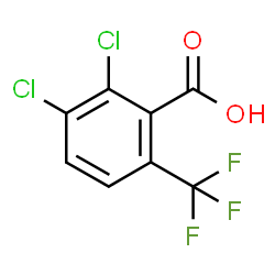 ChemSpider 2D Image | 2,3-Dichloro-6-(trifluoromethyl)benzoic acid | C8H3Cl2F3O2