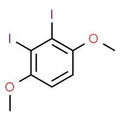 ChemSpider 2D Image | 2,3-Diiodo-1,4-dimethoxybenzene | C8H8I2O2