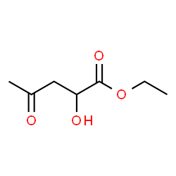 ChemSpider 2D Image | Ethyl 2-hydroxy-4-oxopentanoate | C7H12O4