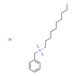 ChemSpider 2D Image | N-Benzyl-N,N-dimethyl-1-decanaminium bromide | C19H34BrN