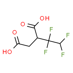 ChemSpider 2D Image | 2-(1,1,2,2-Tetrafluoroethyl)succinic acid | C6H6F4O4