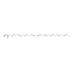 ChemSpider 2D Image | 26-Hydroxy-3,6,9,12,15,18,21,24-octaoxahexacos-1-yl acrylate | C21H40O11