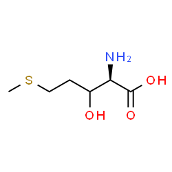 ChemSpider 2D Image | 3-Hydroxy-5-(methylsulfanyl)-D-norvaline | C6H13NO3S