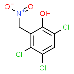 ChemSpider 2D Image | 3,4,6-Trichloro-2-(nitromethyl)phenol | C7H4Cl3NO3