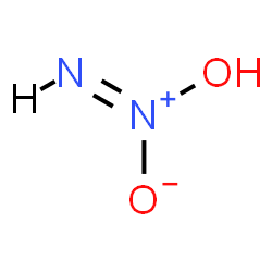 ChemSpider 2D Image | (E)-1-Hydroxydiazene 1-oxide | H2N2O2