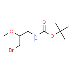 ChemSpider 2D Image | 2-Methyl-2-propanyl (3-bromo-2-methoxypropyl)carbamate | C9H18BrNO3