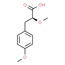 ChemSpider 2D Image | (2S)-2-Methoxy-3-(4-methoxyphenyl)propanoic acid | C11H14O4