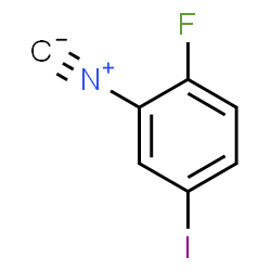 ChemSpider 2D Image | 1-Fluoro-4-iodo-2-isocyanobenzene | C7H3FIN