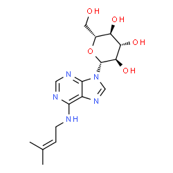 ChemSpider 2D Image | Isopentenyl-Adenine-9-glucoside | C16H23N5O5