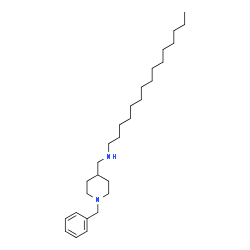 ChemSpider 2D Image | N-[(1-Benzyl-4-piperidinyl)methyl]-1-pentadecanamine | C28H50N2