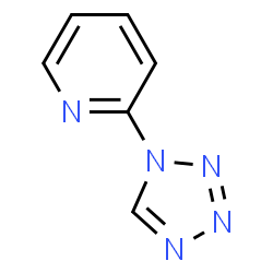 ChemSpider 2D Image | 2-(1H-Tetrazol-1-yl)pyridine | C6H5N5