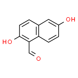 ChemSpider 2D Image | 2,6-Dihydroxy-1-naphthaldehyde | C11H8O3