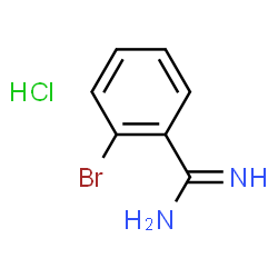ChemSpider 2D Image | 2-Bromobenzenecarboximidamide hydrochloride (1:1) | C7H8BrClN2