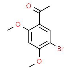 ChemSpider 2D Image | 1-(5-Bromo-2,4-dimethoxyphenyl)ethanone | C10H11BrO3
