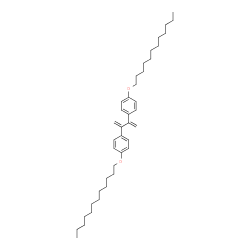 ChemSpider 2D Image | 1,1'-(1,3-Butadiene-2,3-diyl)bis[4-(dodecyloxy)benzene] | C40H62O2