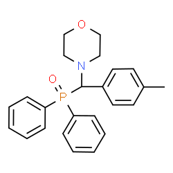 ChemSpider 2D Image | 4-[(Diphenylphosphoryl)(4-methylphenyl)methyl]morpholine | C24H26NO2P