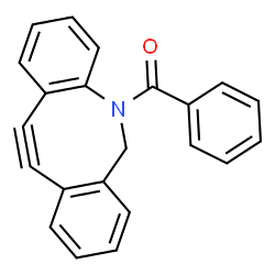 ChemSpider 2D Image | 11,12-Didehydrodibenzo[b,f]azocin-5(6H)-yl(phenyl)methanone | C22H15NO