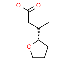 ChemSpider 2D Image | (3R)-3-[(2S)-Tetrahydro-2-furanyl]butanoic acid | C8H14O3