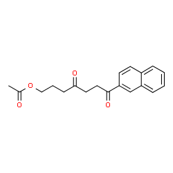 ChemSpider 2D Image | 7-(2-Naphthyl)-4,7-dioxoheptyl acetate | C19H20O4